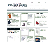 Tablet Screenshot of myuniversityclothing.com